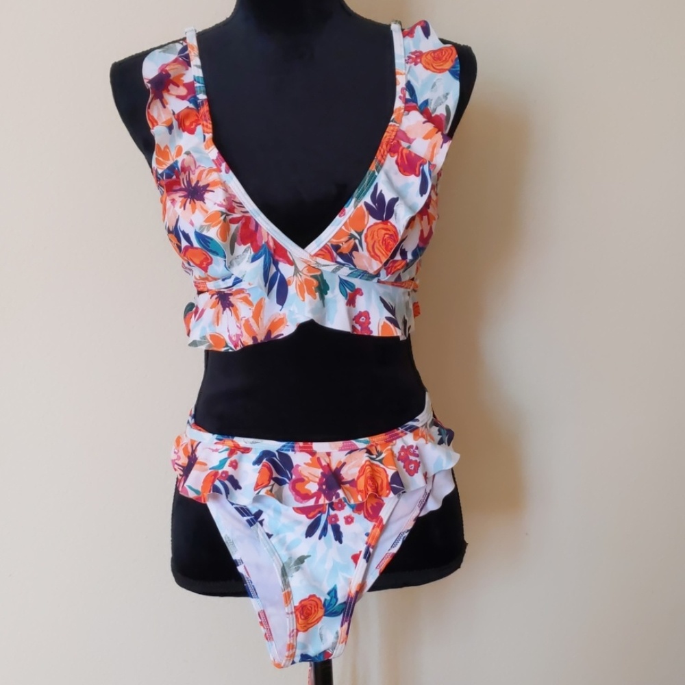 Ruffled Flounce Bikini Set (box#2)